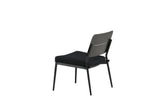 Vesper Tuin Loungestoel - Set van 2 - Zwart - Loungestoelen - Rebellenclub