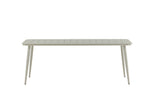Vesper Tuintafel - 200 x 90 cm - Beige  - Rechthoekige Tuintafels - Rebellenclub