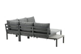 Yarro Hoekloungeset - Zwart - Loungesets - Rebellenclub