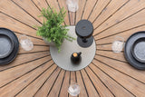Yucca Tuintafel - ø140cm - Hout - Ronde Eetkamertafels - Rebellenclub