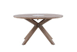 Yucca Tuintafel - ø140cm - Hout - Ronde Eetkamertafels - Rebellenclub