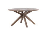 Yucca Tuintafel - ø140cm - Hout - Ronde Eetkamertafels - Rebellenclub
