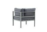 Zinia Loungeset Hoekelement - Khaki - Loungesets - Rebellenclub