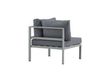 Zinia Loungeset Hoekelement - Khaki - Loungesets - Rebellenclub