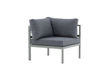 Zinia Loungeset Hoekelement - Khaki - Loungesets - Rebellenclub