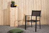 Zinia Tuinstoel - Set van 2 - Zwart - Tuinstoelen - Rebellenclub