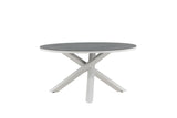 Zinia Tuintafel - ø140cm - Grijs - Ronde Eetkamertafels - Rebellenclub