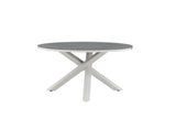 Zinia Tuintafel - ø140cm - Grijs - Ronde Eetkamertafels - Rebellenclub