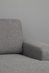 Bank Malmo met Hoekeiland - Unit Dark Grey 68 - Banken - Rebellenclub