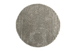 Kaimana Vloerkleed Rond 200x200cm - Greige - Round Carpet - Rebellenclub