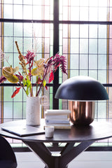 Glasgow Eetkamertafel Rond Ø105cm - Zwart - Rebellenclub