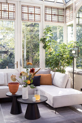 Salontafel Leeds Rond S Ø45 cm - Zwart Keramiek - Salontafels - Rebellenclub