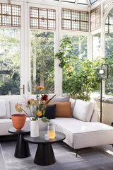 Salontafel Leeds Rond S Ø45 cm - Zwart Keramiek - Salontafels - Rebellenclub