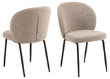 Eetkamerstoel Bodo - Set van 2 - Beige - Eetkamerstoelen - Rebellenclub