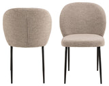 Eetkamerstoel Bodo - Set van 2 - Beige - Eetkamerstoelen - Rebellenclub