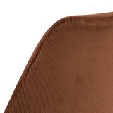 Eetkamerstoel Bradford Fluweel - Set van 2 - Koper - Rebellenclub