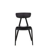 Eetkamerstoel Fakse - Zwart - Set van 2 - Eetkamerstoelen - Rebellenclub