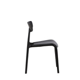 Eetkamerstoel Fakse - Zwart - Set van 2 - Eetkamerstoelen - Rebellenclub