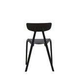 Eetkamerstoel Fakse - Zwart - Set van 2 - Eetkamerstoelen - Rebellenclub