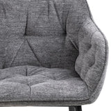 Eetkamerstoel Harstad - Set van 2 - Grijs - Keuken- en eetkamerstoelen - Rebellenclub