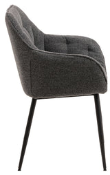 Eetkamerstoel Harstad - Set van 2 - Antraciet - Keuken- en eetkamerstoelen - Rebellenclub