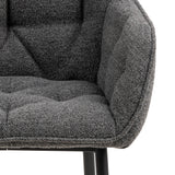 Eetkamerstoel Harstad - Set van 2 - Antraciet - Keuken- en eetkamerstoelen - Rebellenclub