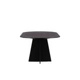 Eetkamertafel Vonge Ovaal - Zwart - Eetkamertafels - Rebellenclub