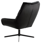 Fauteuil Brylle Fluweel - Bruingrijs met zwart metalen frame - Rebellenclub