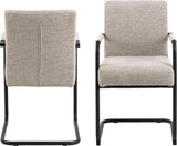 Eetkamerstoel Fyn - Set van 2 - Beige - Eetkamerstoelen - Rebellenclub