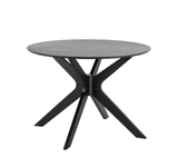 Glasgow Eetkamertafel Rond Ø105cm - Zwart - Rebellenclub