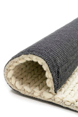 Vloerkleed Kabel wit/licht beige - Rebellenclub