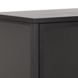 Lage Vitrinekast Aarhus - Zwart - Rebellenclub