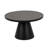 Salontafel Leeds Rond M Ø65 cm - Zwart Keramiek - Salontafels - Rebellenclub
