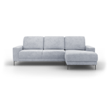 Malmö 2,5-Zits met Chaise Longue - Nika 60 Grey - Rebellenclub