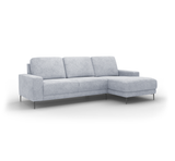 Malmö 2,5-Zits met Chaise Longue - Nika 60 Grey - Rebellenclub