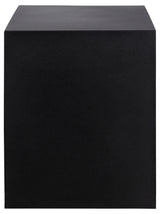 Nachtkastje Bath - Zwart met bamboe lade - Rebellenclub