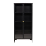 Vitrinekast Bagn - Zwart - Kasten - Rebellenclub