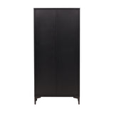 Vitrinekast Bagn - Zwart - Kasten - Rebellenclub