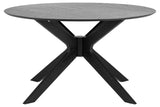 Glasgow Salontafel Rond Ø80cm - Zwart - Rebellenclub