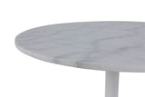 Carrara Eetkamertafel Rond Ø110cm - Witte poot - Rebellenclub