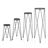 Planten Standaard Zwart - complete set van 4 stuks - S/M/L/XL - Woonaccessoires - Rebellenclub