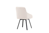 Doha Eetkamerstoel - Set van 2 - Beige - Eetkamerstoelen - Rebellenclub