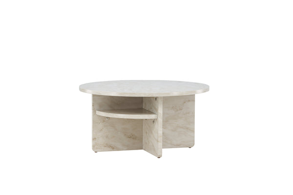 Kuopio Salontafel Rond ø85cm - Marmer look - Salontafels - Rebellenclub