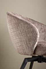 Cadomin Eetkamerstoel - Bruin Velvet -  - Rebellenclub