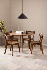 Roskilde Eetkamertafel - ø120 cm - Walnoot