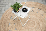 Azzurro Vloerkleed Rond - ø200 cm - Naturel Jute - Vloerkleden - Rebellenclub