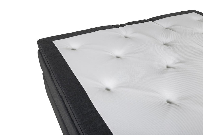 Boise Tweepersoonsbed - 200 x 180 cm - Donkergrijs - Bedden - Rebellenclub