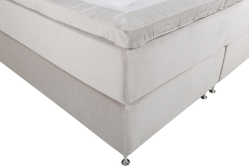 Boise Tweepersoonsbed - 200 x 180 cm - Velvet Beige