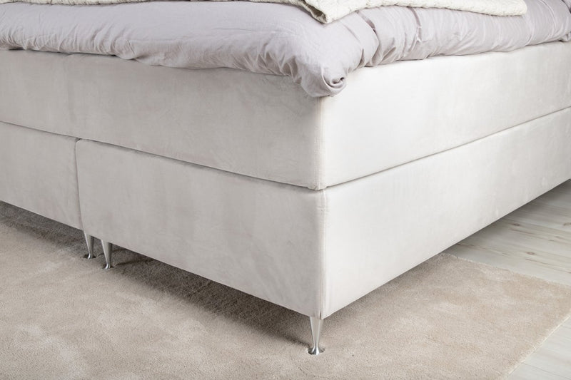 Boise Tweepersoonsbed - 200 x 180 cm - Velvet Beige