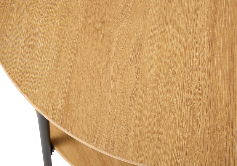 Berley Bijzettafel - ø50 cm - Eiken met Rattan - Bijzettafels - Rebellenclub